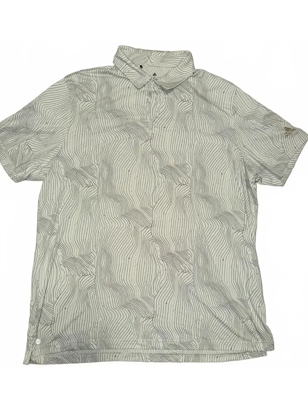 Adidas Contour Print Golf Polo Size 2XL
